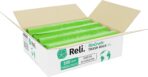Reli. Biodegradable 33 Gallon Trash Bags, 100 Count, Green Eco Friendly, Degradable Under Certain Conditions, Custom-Fit for Compactor - Image 3