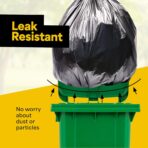 EconoHome 55-60 Gallon Contractor Garbage Bags - 3 Mil Extra Thick Heavy Duty Trash Bags for Construction, Lawn & Yard Cleanup, Demo & Commercial Use - Made in USA - Extra Large, 38x53" - 50-Count - Image 6