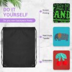Boao 120 Pieces Drawstring Backpack Bulk Polyester Sport Draw String Bag Gym Cinch Bag for Women Men, 12 Colors - Image 4