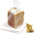 Reusable Plastic Bread Bags for Homemade Bread - 200 Pack Clear Bag with Ties For An Airtight Moisture-free Preservation and Storage - Loaf for Home Bakers and Bakery Owners - Image 9