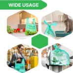 Lakesstory Biodegradable Green T-Shirt Bags | Compostable Grocery Bags | Eco-Friendly Plastic Bags - Image 6