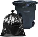 Tasker 95-96 Gallon Trash Bags Heavy Duty (Mega-Value 50/Bags w/Ties) 95-100 Gallon Trash Bags│Black Heavy Duty Trash Bag │Extra Large Garbage Bags - Image 9