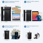 Faraday Bags EMP Proof,Anti-Tracking Faraday Bag For Phones&Laptops & Tablets & Car Keys,EMP Bags Featuring Fireproof & Waterproof,Faraday Cage With Handle - Image 5