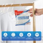 Vacplus Moisture Absorbers, Hanging Closet Dehumidifier Bags, Humidity Packs, Desiccant, Closet Dehumidifiers with Ocean Breeze Fragrance, 10 Pack, 9.8 OZ - Image 5