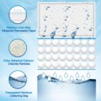 Vacplus Moisture Absorbers, Hanging Closet Dehumidifier Bags, Humidity Packs, Desiccant, Closet Dehumidifiers with Ocean Breeze Fragrance, 10 Pack, 9.8 OZ - Image 7