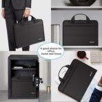 ENGPOW Accordion File Organizer, Fireproof Expanding File Folder with 13 Pockets Document Organizer with Handle & Labels, Portable Home Travel Safe Storage for Letter A4 Files and More, Black - Image 8