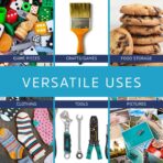 8" X 10" Reclosable Zip Bags, 6 Mil Extra Heavy-Duty - Pack Of 100, 1/2 Gallon, Clear Plastic Zipper Lock Bags, Resealable Poly Baggies For Clothing, Tools, Sharp Objects, Packaging & - Image 3