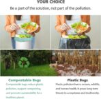 200 Counts AYOTEE Mini Trash Bags,1.2 Gallon Small Compostable Trash Bags,Strong Unscented Compost Bags, Fit 4.5-5 Liter Trash Can,1-1.5 Gallon - Image 4