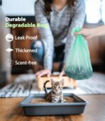 200 Counts AYOTEE Mini Trash Bags,1.2 Gallon Small Compostable Trash Bags,Strong Unscented Compost Bags, Fit 4.5-5 Liter Trash Can,1-1.5 Gallon - Image 8