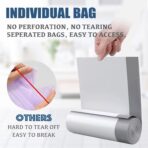Small Trash Bags 4 Gallon - Drawstring 4 Gallon Trash Bag, Individual Unscented Small Garbage Bags, White 4 Gal Trash Can Liners Bathroom Trash Bags, 57 Count - Image 4