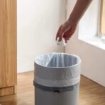 Small Trash Bags 4 Gallon - Drawstring 4 Gallon Trash Bag, Individual Unscented Small Garbage Bags, White 4 Gal Trash Can Liners Bathroom Trash Bags, 57 Count - Image 7