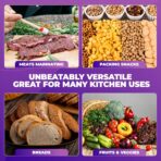 Quart Food Storage Bags with Twist Ties, 600 Count, Disposable Plastic - Image 7