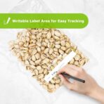 Bonsenkitchen Precut Vacuum Food Sealer Bags 100 Pint 6" x 10", BPA Free, Commercial Grade Textured Food Vacuum Sealer Bag, Thick Embossed Bags for Food Storage and Sous Vide Cooking VB3204 - Image 5