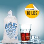 Perfect Stix Icebag10TT-100 Ice Bag with Twist Tie Enclosure, 10 lbs (Pack of 100) - Image 4
