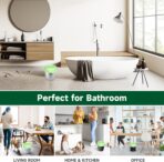 Biodegradable Small Trash Bags 4 Gallon, 105 Counts Unscented Bathroom Trash Bags, Easy Tearing Small Garbage Bags for Bathroom Bedroom Office, Green - Image 7