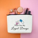 Pharmacist Gift Makeup Bag Organizer - Medicine Storage Pill Bag for Nurse Practitioner, Mom, Sister, Patient - Travel Pouch for Birthday, Christmas, Easter - Image 5