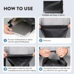 Faraday Dry Bag-15L/420D Signal Blocking Backpack - Protects Electronics from Spying & Hacking- Blocks RFID, WiFi, Bluetooth, NFC, Cellular, GPS, EMF - Image 6