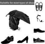 GONGKANGYUAN 10 Pack Shoe Bags for Travel Satin Fabric Shoe Bag with Drawstring for Men Women Travel Protecting Storing Shoes - Image 4