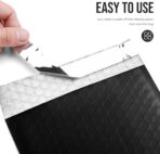 Fuxury Bubble Mailers 6x10" 100 Pack Black Padded Envelopes Usable Size 6x9" Thick Mailing Envelopes Bubble Opaque Padded Mailers Shipping Bags for Mailing Jewelry Makeup Small Business#0 - Image 6