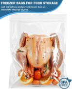 10 Heavy Duty Storage Bags with Zipper Top, 3.1-mil Thick, Extra Large 5 Gallon Bag 18" x 24", Resealable Plastic Bag, Jumbo Freezer Bags for Food, Clothes, Travel, Moving - Image 5