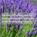 13 Gallon Tall Kitchen Trash Bags, Lavender Scented 200 Count Drawstring Garbage Bags, Pre-Separated, Odor Control, Ultra Strong, Leakproof, Sturdy, White - Image 10