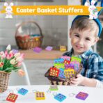 24PCS Tic Tac Toe Game Birthday Party Favors Goodie Bags Easter Basket Stuffers for Kids 4-8 8-12 Classroom Treasure Chest Carnival Prize Box Toys Bulk Keychain Pinata Filler Return Gifts for Girl Boy - Image 3