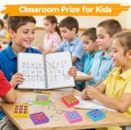 24PCS Tic Tac Toe Game Birthday Party Favors Goodie Bags Easter Basket Stuffers for Kids 4-8 8-12 Classroom Treasure Chest Carnival Prize Box Toys Bulk Keychain Pinata Filler Return Gifts for Girl Boy - Image 6