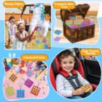 24PCS Tic Tac Toe Game Birthday Party Favors Goodie Bags Easter Basket Stuffers for Kids 4-8 8-12 Classroom Treasure Chest Carnival Prize Box Toys Bulk Keychain Pinata Filler Return Gifts for Girl Boy - Image 8