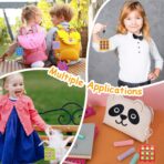 24PCS Tic Tac Toe Game Birthday Party Favors Goodie Bags Easter Basket Stuffers for Kids 4-8 8-12 Classroom Treasure Chest Carnival Prize Box Toys Bulk Keychain Pinata Filler Return Gifts for Girl Boy - Image 9