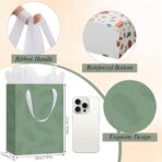 woric 10.6" Medium Gift Bags with Tissue Paper, 4 Pack Gift Wrap Bag with Greeting Cards for Birthdays Bridal Showers Mothers Day Weddings (10.6x7.87x4.7in) - Image 4
