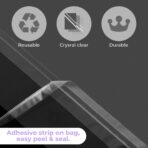 Frametory, 25 Pack 18 3/8" x 24 1/8" Acid-Free Clear Plastic Bags, Self Seal Crystal Photo Sleeves for 18X24 Art Prints, Pictures & Framing Mat Mattes - Image 4