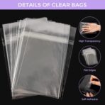 Frametory, 25 Pack 18 3/8" x 24 1/8" Acid-Free Clear Plastic Bags, Self Seal Crystal Photo Sleeves for 18X24 Art Prints, Pictures & Framing Mat Mattes - Image 5