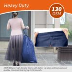 Polecasa Extra Heavy Duty Large Laundry Bag with Sturdy Handles and Drawstring Closure, 28 x 36 inches Durable Storage Bags for Basket, Hamper, College, Dorm, Travel, Navy - Image 3