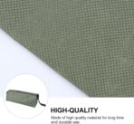 Vaguelly Waterproof Large Capacity Tool Bag with Zipper Pouch, Creative Sundries Organizer Handheld Toolkit Pouch for Hardware and Small Parts Storage in Military Green - Image 6