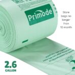 Compost Bags, Compostable Trash Bags 2.6 Gallon Compostable Bags 100 Count Small Compost Bags for Countertop bin Extra Thick 0.71 Mil. ASTM D6400 Certified By BPI and TÜV AUSTRIA - Image 4
