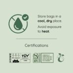 Compost Bags, Compostable Trash Bags 2.6 Gallon Compostable Bags 100 Count Small Compost Bags for Countertop bin Extra Thick 0.71 Mil. ASTM D6400 Certified By BPI and TÜV AUSTRIA - Image 7