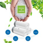 4 Gallon 140 Counts Strong Drawstring Trash Bags Garbage Bags by Teivio, Bathroom Trash Can Bin Liners, Small Plastic Bags for home office kitchen, White - Image 9