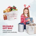 Soeos 70 Count Thank You Plastic Bags (11.5" x 6.5" x 21") Reusable White Shopping Bag with Handles for Grocery, Convenience Store, Restaurant, Supermarket, To Go & Takeout (Made in US) - Image 7