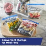 Hefty Press to Close Plastic Freezer Bags, Quart Size, 25 Count - Image 6