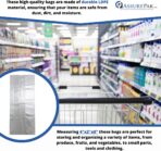 ASSUREPAK Plastic Produce Bag for Bread and Groceries - 4"x2"x8" - 1000 Bags - 0.95 mil - Natural Color - No Venting Holes LDPE - Image 6