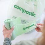 Compostic Home Compostable Trash Bags, 2.99 Gallon Small Kitchen Rubbish Bags, Extra Strong & Quickly Breaks Down, 100 Count - Image 8