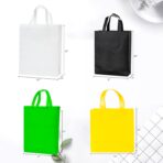 Custom Bags 100 pcs, Non-woven Tote Bags with Text, Pictures, Reusable Tote Bag in Full Color Printing, Perfect for Grocery Shopping, Gift Wrapping & Business Promotion - Image 5