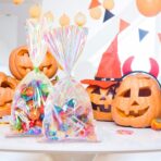 HRX Package 120pcs Iridescent Cellophane Treat Bags with Ties, 6x12 inch Holographic Plastic Goody Bags for Candy Party Favors Small Gifts - Image 5