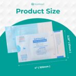 200 Pcs Self Sealing Sterilization Pouches 2.25” x 4” by Vastmed | Dual Indicators Autoclave Sterilizer Bags for Dental Medical Instruments Clean Tools - Image 6