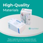 200 Pcs Self Sealing Sterilization Pouches 2.25” x 4” by Vastmed | Dual Indicators Autoclave Sterilizer Bags for Dental Medical Instruments Clean Tools - Image 9