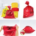 5 Pack Biohazard Bags Heavy Duty Thick Autoclavable Infectious Waste Bag Red Polypropylene Puncture Resistant 20 Gallon Biohazard Safety Bags Disposable Laboratory Sample Specimen Bag - Image 3