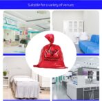 5 Pack Biohazard Bags Heavy Duty Thick Autoclavable Infectious Waste Bag Red Polypropylene Puncture Resistant 20 Gallon Biohazard Safety Bags Disposable Laboratory Sample Specimen Bag - Image 6