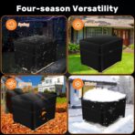 Pallet Covers 49×41×49 Inches - 900D Heavy Duty Waterproof, Triple Protection (Zipper, Reinforced Rope, 4 Buckles) for Industrial Storage & Shipping Supplies (49×41×49 Inches) - Image 8