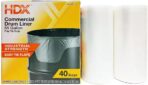 55 Gallon Clear Flap Tie Drum Liner, Heavy-Duty 1.7 Mil Thick Trash Bags, 40 Count (CAN NOT SHIP TO WA, NJ STATE) - Image 5