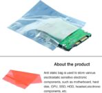 Anti Static Bags ESD Shielding Bags Resealable, [for Electronic Device GPU Hard Drive SSD HDD Motherboard] - 2x3inch/50pcs - Image 4